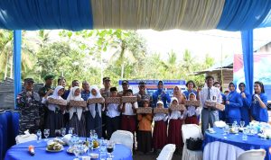 Danlanal TBA Resmikan Kampung Bahari Nusantara Desa, Bagan Asahan, Untuk Wujudkan, Pembangunan Berkelanjutan