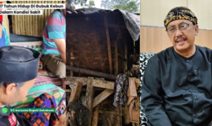 17 Tahun di Gubug derita yang Rapuh: Pak Maman Disapa Asep Japar Bupati Sukabumi Mubarokah, Janji Akan Diperjuangkan Rumah yang Layak