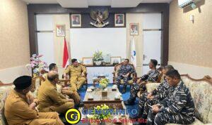 Danlanal Bintan Jalankan Courtesy Call Ke Bupati Bintan Untuk Pererat Sinergi Pemerintahan