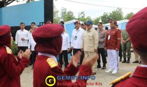 Prabowo Tiba di Sekolah Rakyat 9 Banjarbaru, Sambut Yel-yel dari Siswa dan Tinjau Fasilitas Sekolah