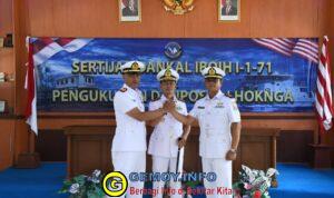 Danlanal Sabang Pimpin Upacara Sertijab Komandan KAL Iboih I-1-71 dan Pengukuhan Komandan Posal Lhoknga