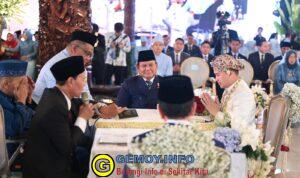 Suasana Sakral Akad Nikah Sespri, Prabowo Tak Kuasa Menahan Air Mata