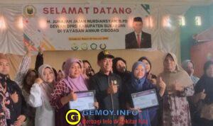 Anggota DPRD Kabupaten Sukabumi H. Junajah Jajah Nurdiansyah S.Pd Serap Aspirasi Warga Cibodas
