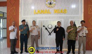Perkuat Sinergitas Pengamanan Hayati dan Penegakan Hukum Laut, Lanal Nias Terima Audiensi Badan Karantina Indonesia