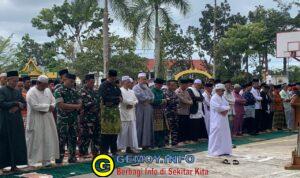 Shalat Istisqa Bersama, Danlanal Bintan dan Warga Tanjungpinang Memohon Hujan Untuk Bumi yang Kering