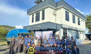 Danlanal Sabang Lepas Bantuan Kemanusiaan Untuk Korban Bencana di Kabupaten Pidie Jaya