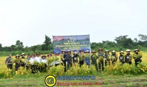 Pemprov Kalimantan Selatan Apresiasi Panen Kedelai Lanal Banjarmasin