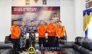 Danlanal Sibolga Terima Kunjungan Silaturahmi Kepala Kantor Pencarian dan Pertolongan Kelas B Nias