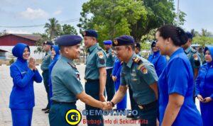 Pengabdian Yang Diapresiasi, Danlanal Bintan Pimpin Upacara Kenaikan Pangkat Prajurit