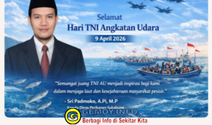 Semangat Sukabumi Mubarokah, Dinas Perikanan: Apresiasi Hari TNI Angkatan Udara
