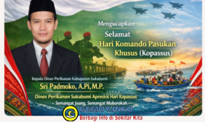 Dinas Perikanan Sukabumi Apresiasi Hari Kopassus