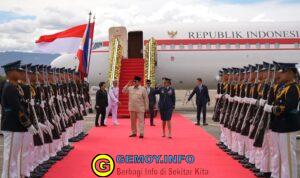 Prabowo Tiba di Filipina untuk Hadiri KTT ASEAN, Disambut Tarian dan Pasukan Jajar Kehormatan