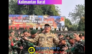 Dengan Semangat Sukabumi Mubarokah, Bupati Sukabumi, Asep Japar, Lepas Yon Armed 13 Nanggala, Satgas Pamtas RI–Malaysia