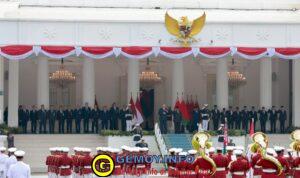 Diiringi Tari Enggang, Prabowo Sambut Hangat Presiden Belarus di Istana Merdeka