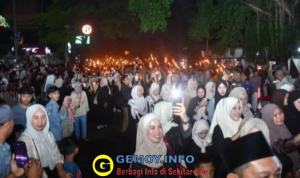 Ketua DPRD Sukabumi Hadiri Pawai Obor Sambut Tahun Baru Islam 1448 Hijriah
