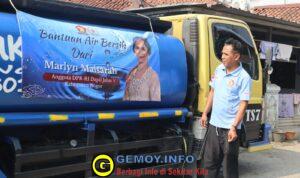 Marlyn Maisarah Bantu Air Bersih untuk Warga Babakan Madang