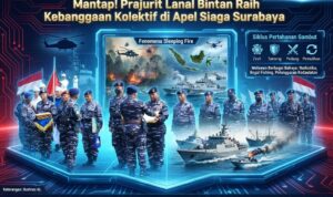 Mantap! Prajurit Lanal Bintan Raih Kebanggaan Kolektif di Apel Siaga Surabaya